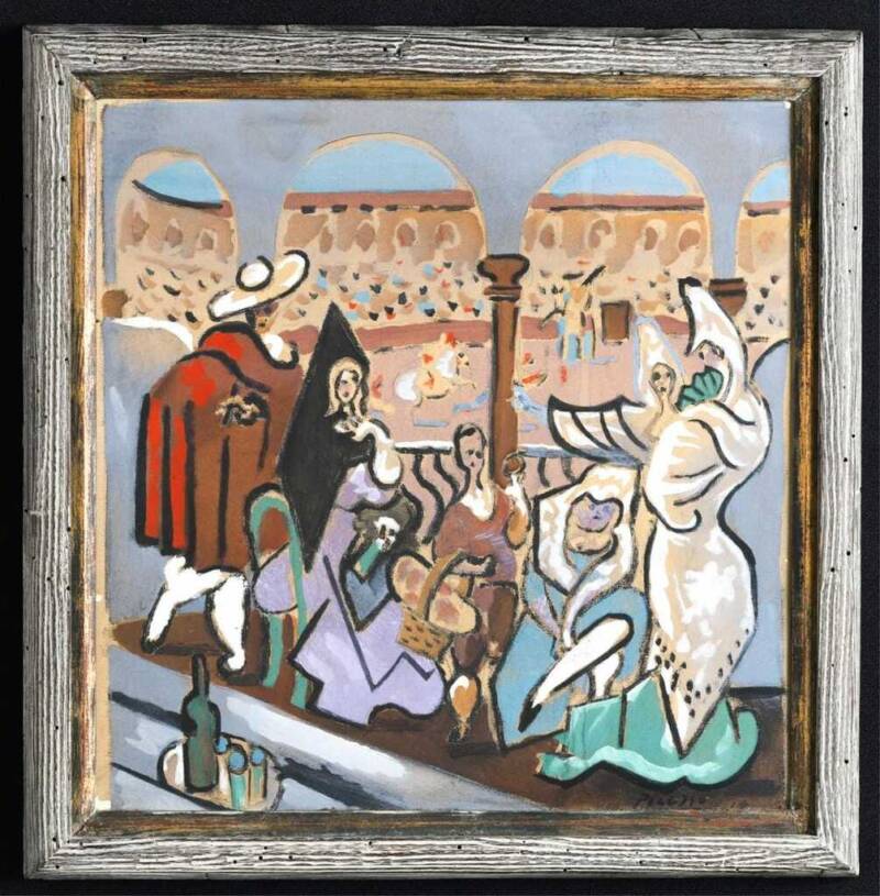 John McInnis Auctioneers This colorful Picasso painting languished forgotten for decades.