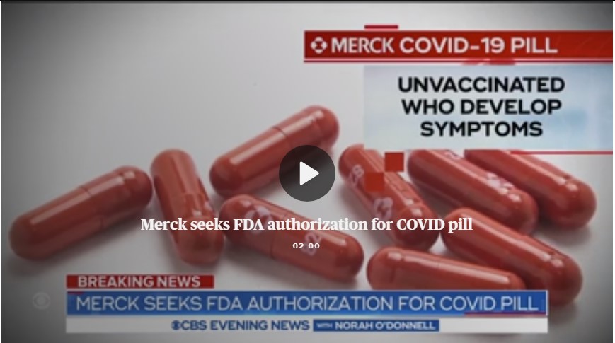 Merck asks FDA for emergency authorization for first pill to treat COVID-19